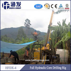 Full Hydraulic Geological Exploration Drilling Rig, Hfdx-4