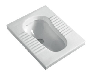White Color Ceramic W. C. Toilet Pan with S Trap Way